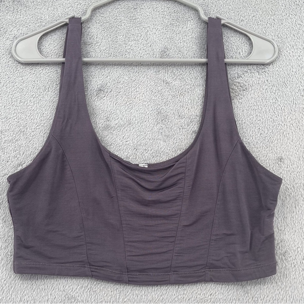 Free People Intimately Purple Brami Tank Top Size Large